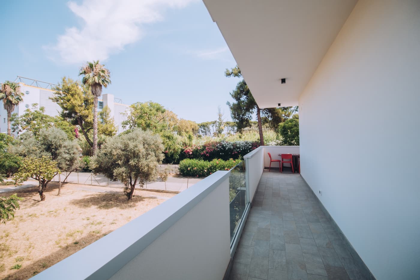 Balcone arredato
